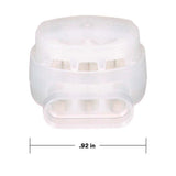 3M 314U-BIN Electrical IDC Insulation Displacement Connector , Pigtail, Self-Stripping, Flame Retardant, White, 22-14 AWG (7000058006) (1000 Pack) - 7