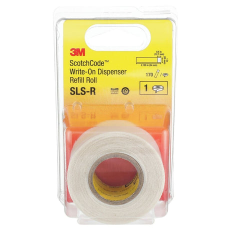 3M ScotchCode Wire Marker Tape Refill Roll, 1 in x 2.125 in (SLS-R) (7000058135)  - (10Pack) - 7