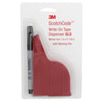 3M ScotchCode Wire Marker Write-On Dispenser with Tape and Pen SLS, 1.0 in x 2.125 in (7000058136)  - (10Pack)