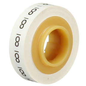 3M SDR-8 Wire Marker Tape Refill Roll, Printed 8, White (7000058262) (10 Pack)