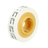 3M SDR-L1 Wire Marker Tape Refill Roll, Legend L1, White, Acrylic Adhesive (7000058264) (10 Pack)