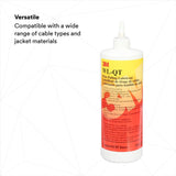3M Wire Pulling Lubricant Gel, Translucent White, 1 qt (WL-QT) (7000058273)  - (12Pack) - 4