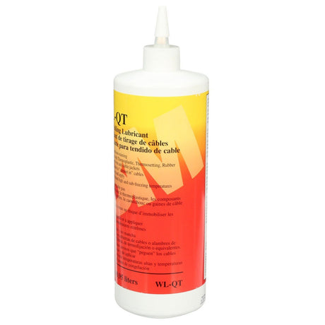 3M Wire Pulling Lubricant Gel, Translucent White, 1 qt (WL-QT) (7000058273)  - (12Pack) - 8