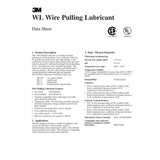 3M Wire Pulling Lubricant Gel, Translucent White, 1 qt (WL-QT) (7000058273)  - (12Pack) - 10