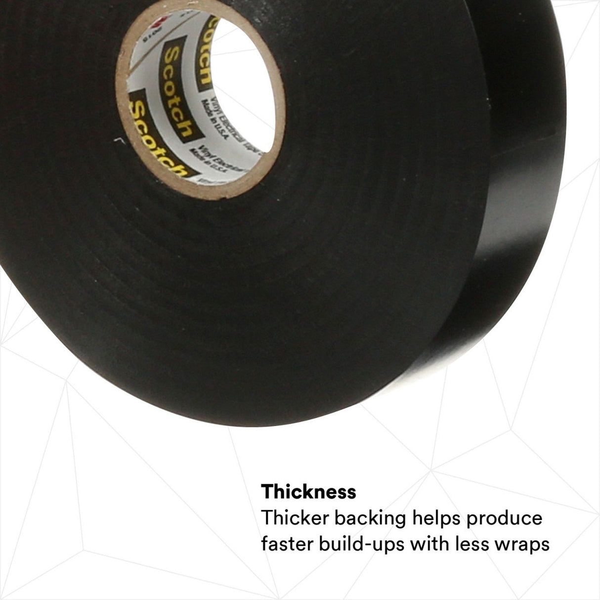 3M 88-3/4X36YD Scotch Super 88 Vinyl Electrical Tape, Black, 3/4 in x 36 yd, Premium Grade (7000058434) - 9