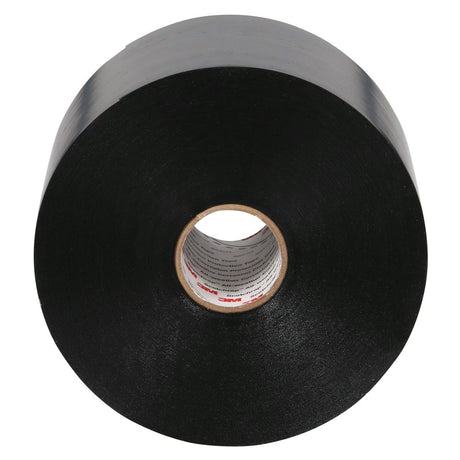 3M 51UP-4X100FT Vinyl Corrosion Protection Tape 51, Unprinted, Black, PVC Backing, Rubber Adhesive, 4 in x 100 ft (7000058493) (4 Pack) - 2