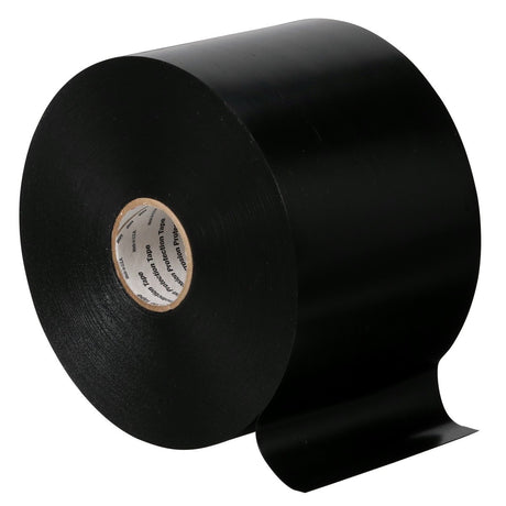 3M 51UP-4X100FT Vinyl Corrosion Protection Tape 51, Unprinted, Black, PVC Backing, Rubber Adhesive, 4 in x 100 ft (7000058493) (4 Pack) - 4