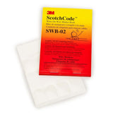 3M SWB-2 Scotchcode Write-On Wire Marker Book SWB-02, 0.75 in x 1.75 in, .75" x 1.75" (7000058801)  - (5Pack)
