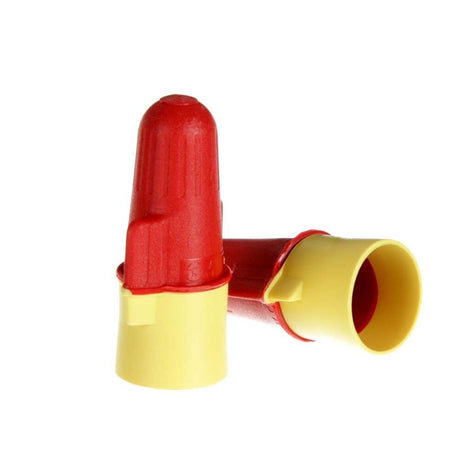 3M R/Y+JUG Performance Plus Wire Connector Red/Yellow Flexible Steel Spring Connectors Copper CSA Certified UL Listed Jug 22-8 AWG (7000058824) (4000 Pack) - 4