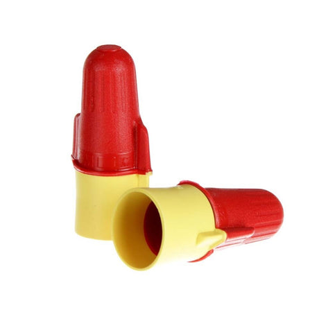 3M R/Y+JUG Performance Plus Wire Connector Red/Yellow Flexible Steel Spring Connectors Copper CSA Certified UL Listed Jug 22-8 AWG (7000058824) (4000 Pack) - 5