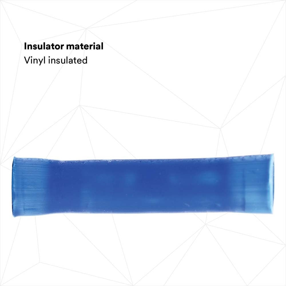 3M MVU14BCX Scotchlok Butt Connector Vinyl Insulated Built-in Wire Stop for Correct Positioning (7000058839) (100 Pack) - 8