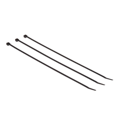3M CT11BK50-C Cable Tie, Nylon 6/6, Black, 11 in, 50 lb Tensile Strength, Curved Tip (7000058850) (1000 Pack)