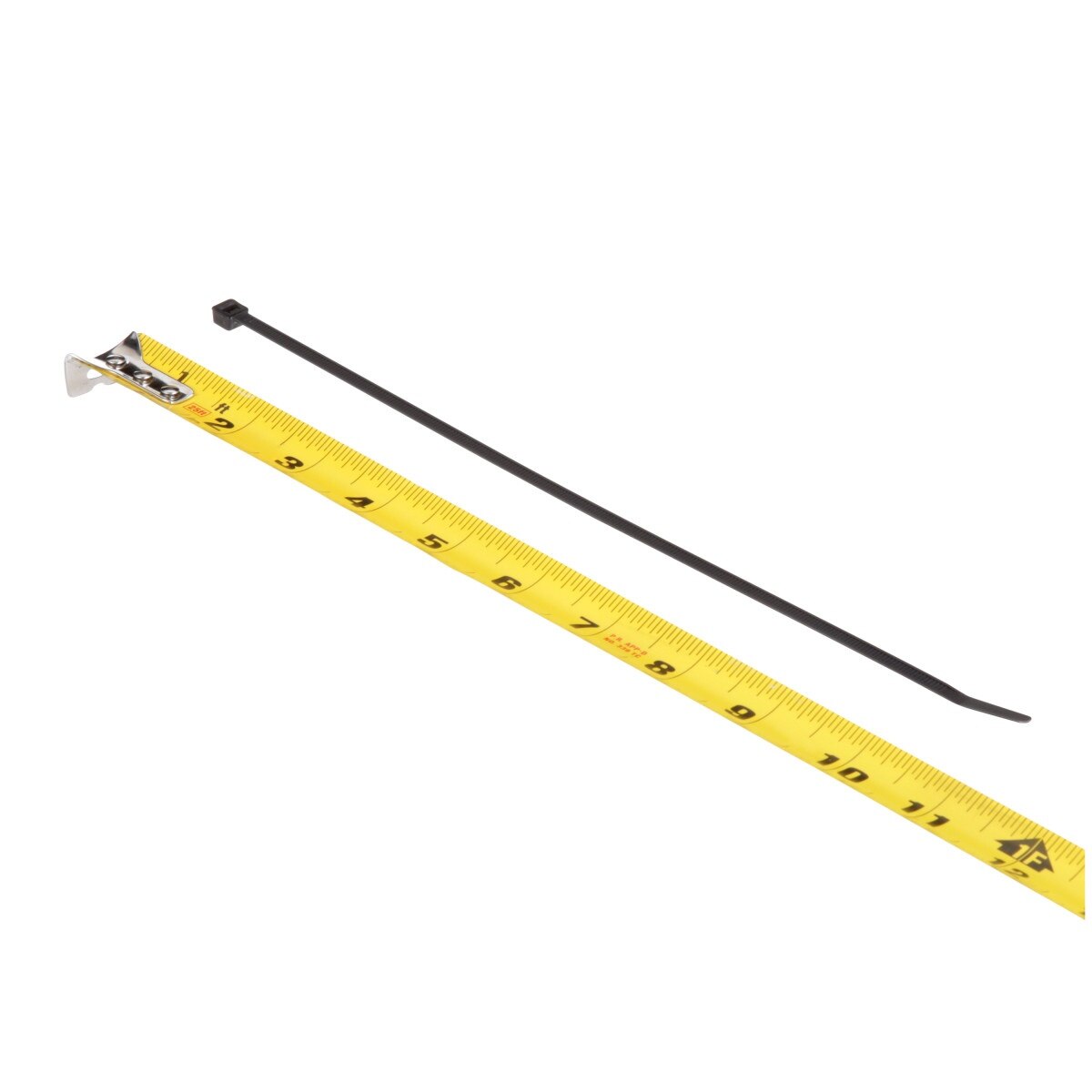 3M CT11BK50-C Cable Tie, Nylon 6/6, Black, 11 in, 50 lb Tensile Strength, Curved Tip (7000058850) (1000 Pack) - 2