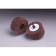 3M Scotch-Brite Roloc Combi-R Wheel, P180 X-weight, Maroon, 2-1/2 in x 1-1/4 in (7000077959) (10 Pack)