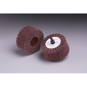3M Scotch-Brite Roloc Combi-R Wheel, P180 X-weight, Maroon, 2-1/2 in x 1-1/4 in (7000077959) (10 Pack)