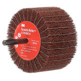 3M 80801 Scotch-Brite Combi-S Wheel, 3 in x 1-3/4 in 1/4 in Shank 80 X-weight (7000077965) (10 Pack)