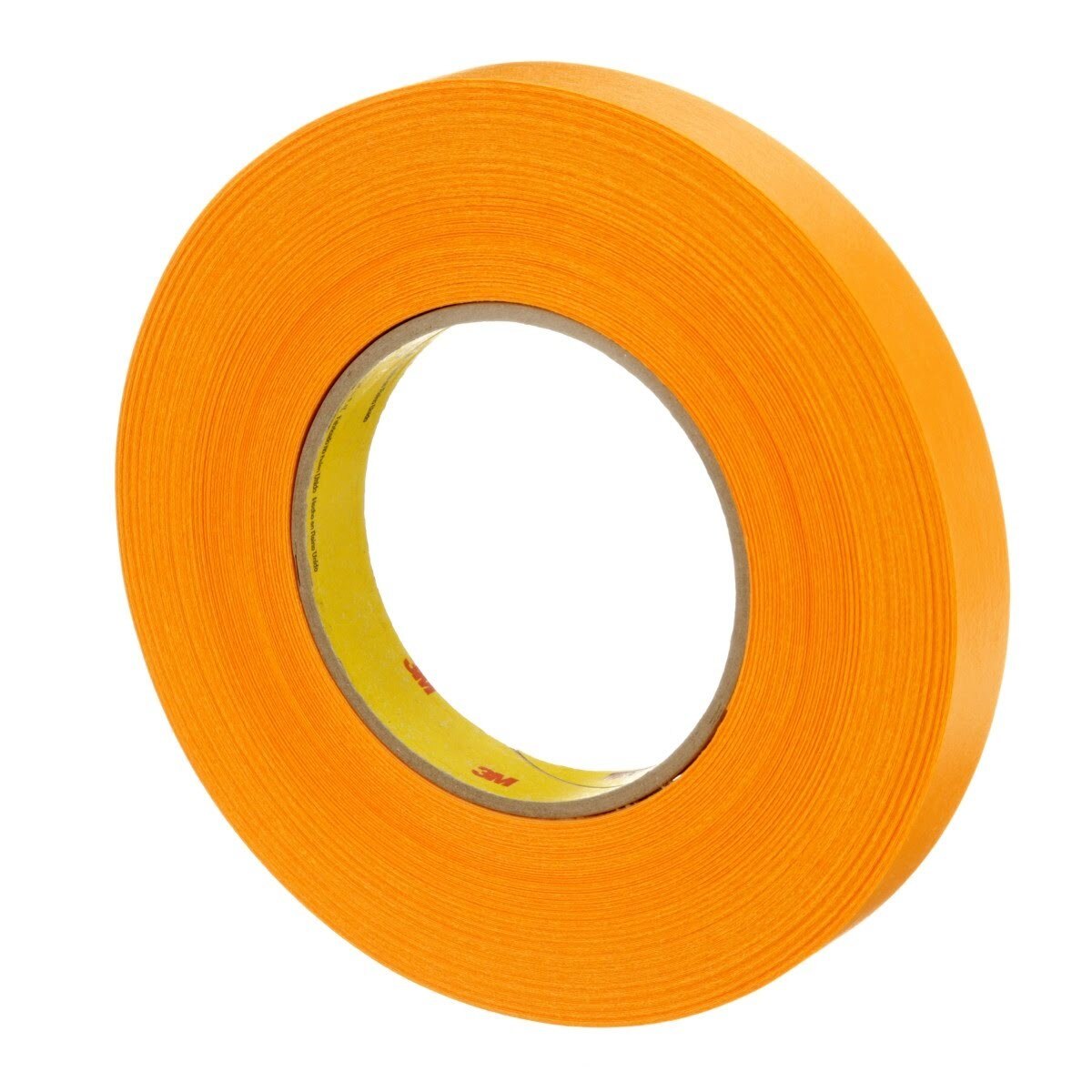 3M 2525 Scotch Performance Flatback Tape, Orange, High Visibility, High Tack, High Temperature, Hand Tearable, 18 mm x 55 m, 9.5 mil (7000088506) (48 Pack) - 2