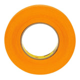 3M 2525 Scotch Performance Flatback Tape, Orange, High Visibility, High Tack, High Temperature, Hand Tearable, 18 mm x 55 m, 9.5 mil (7000088506) (48 Pack) - 6
