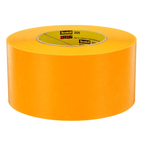 3M 2525 Performance Flatback Tape, Orange, 72 mm x 55 m, 9.5 mil (7000088509) (12 Pack) - 4