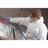 3M 4510-4XL Disposable Protective Coverall, Hooded, Elastic Cuff, Two Way Zipper, Antistatic, White, 4XL, Type 5/6 (7000089667)  - (20Pack) - 2
