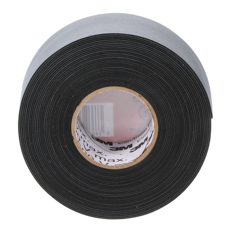 3M 2155-1.5X22FT Temflex Rubber Splicing Tape, Black, 1-1/2 in x 22 ft, 30 mil, Self Fusing, 600 V, 176 Degree F (7000090115) - 10