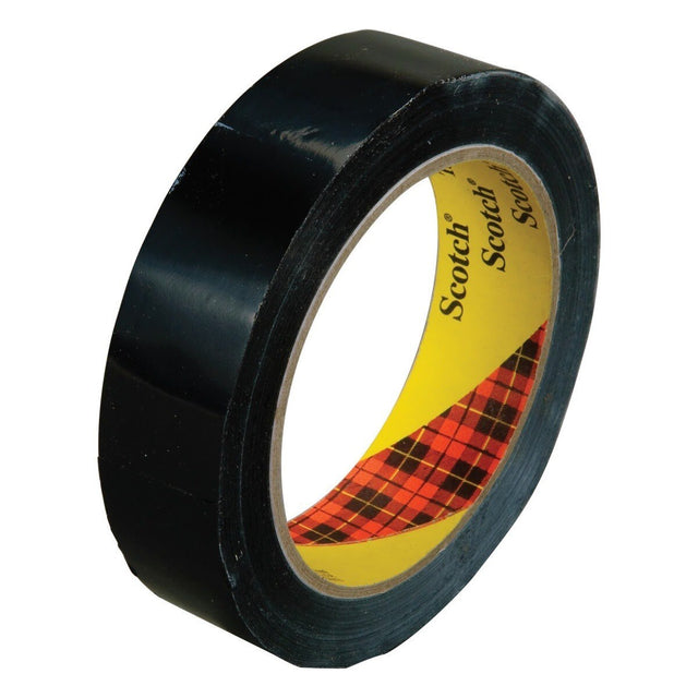 3M 690 Scotch Color Coding Tape, Black, 24 mm x 66 m (7000096091) (72 Pack)