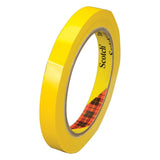 3M 690 Scotch Color Coding Tape, Yellow, 12 mm x 66 m (7000096092) (144 Pack)