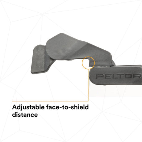 3M V4D-10P PELTOR Clear Acetate MultiVisor Faceshield System with Anti-Fog Coating, Transparent, 11.8 in x 7 in (7000103816)  - (10Pack) - 4