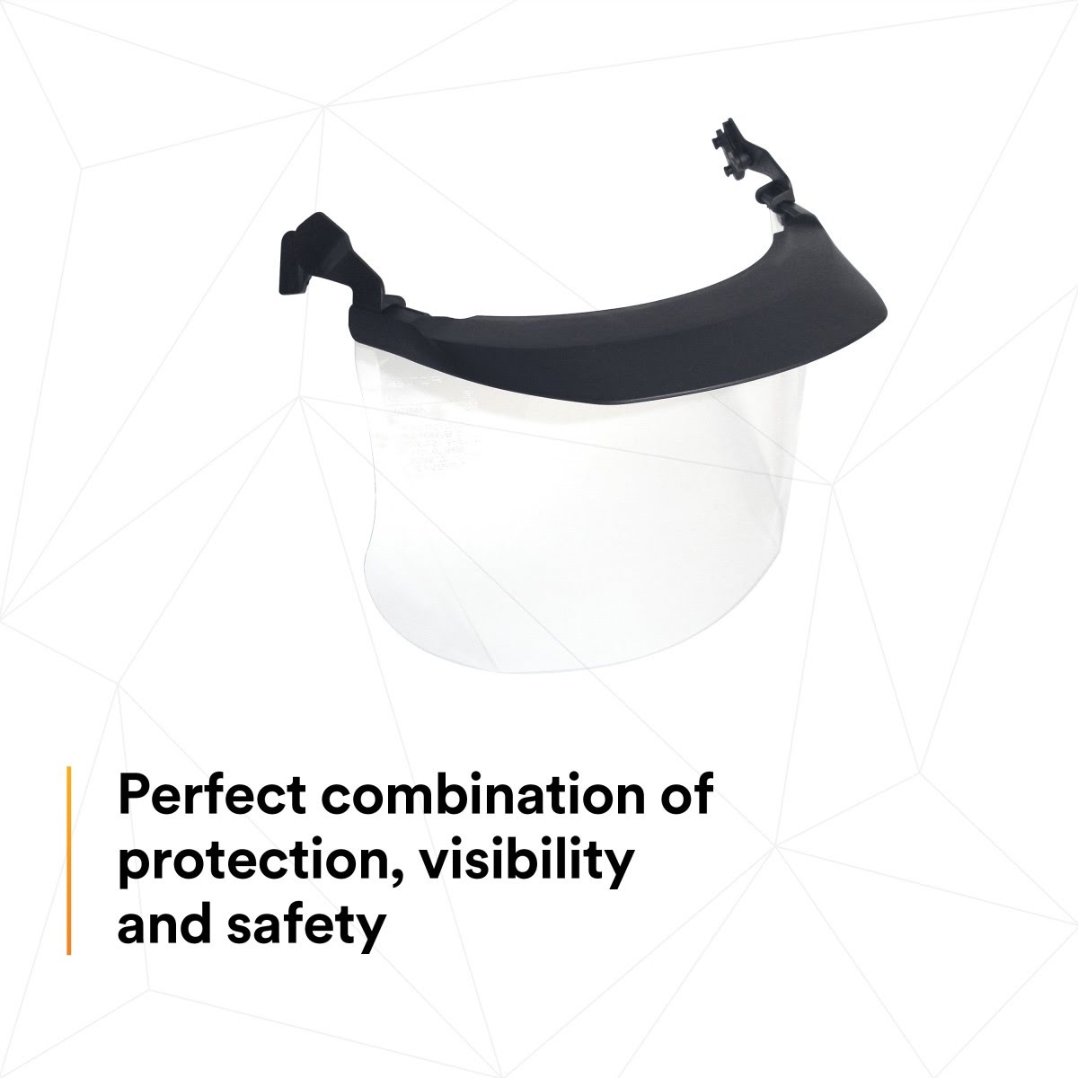 3M V4D-10P PELTOR Clear Acetate MultiVisor Faceshield System with Anti-Fog Coating, Transparent, 11.8 in x 7 in (7000103816)  - (10Pack) - 5
