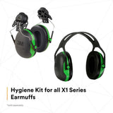 3M HYX1 PELOR X1 Ear Muffs Replacement Cushions and Liners Designed Only for PELTOR X1 Series Over-the-Head Ear Muffs X1A or Hard Hat Attachment X1P3E, Noise Protection, 1 Pair/Pack (7000104045)  - (10Pack) - 5