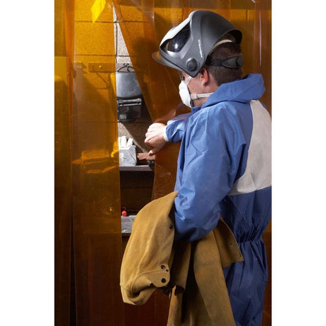 3M 4530-BLK-XL Disposable Protective Coverall 4530 Hooded SMS, Secondary Flame Spread-Resistant, Antistatic, XL (7000109036) (25 Pack) - 5
