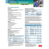 3M 4530-BLK-3XL Disposable Protective Coveralls , Hooded, SMS, Secondary Flame Spread-Resistant, Antistatic, Light Liquid Splash and Hazardous Dust Protection (7000109038) (25 Pack) - 10