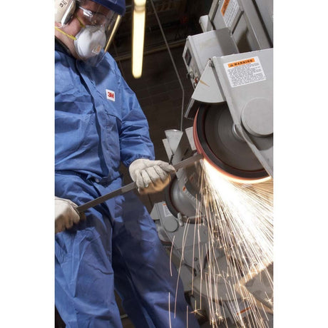 3M 4530-BLK-4XL Disposable Protective Coverall , Hooded, Secondary Flame Spread-Resistant, SMS, Blue (7000109039) (25 Pack) - 5
