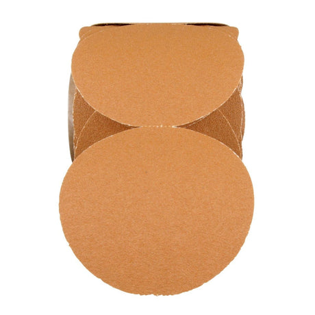3M 363I Stikit Paper Disc Roll, PSA, Aluminum Oxide, 60 Grit, F Weight, Gold, 5 in, No Hole, Die 500X, 100 Discs per Roll (7000118089)  - (4Pack) - 2