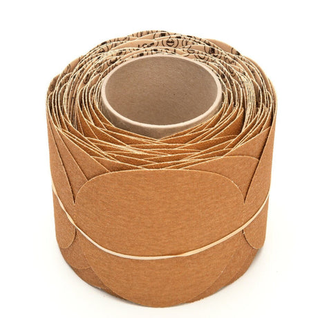 3M 363I Stikit Paper Disc Roll, PSA, Aluminum Oxide, 60 Grit, F Weight, Gold, 5 in, No Hole, Die 500X, 100 Discs per Roll (7000118089)  - (4Pack) - 6