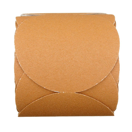 3M 363I Stikit Paper Disc Roll, PSA, Aluminum Oxide P600, F Weight, Gold, 6 in x NH, Die 600Z, 100 Discs Roll (7000118090)  - (4Pack) - 3