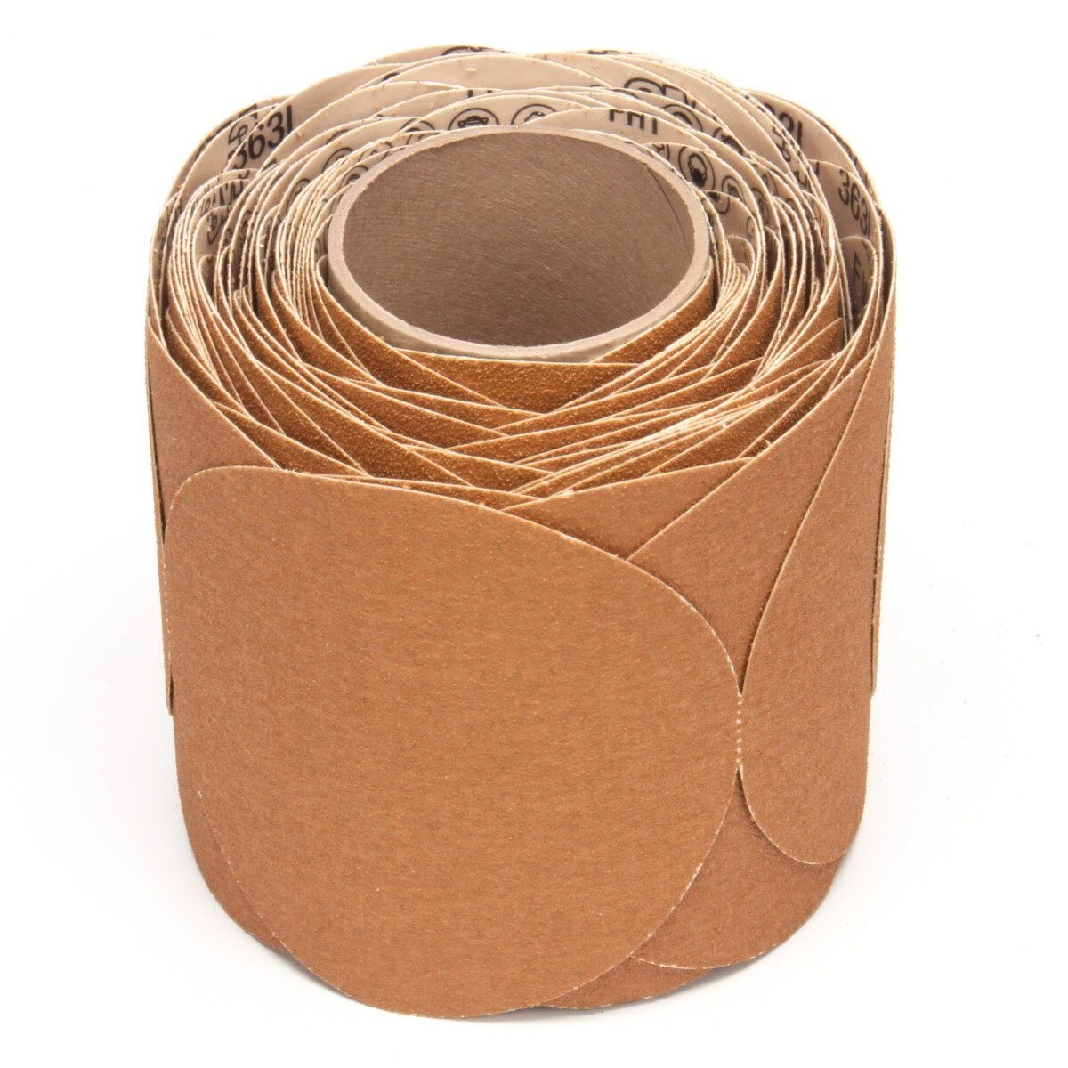 3M 363I Stikit Paper Disc Roll, 80 Grit, F Weight, 6 in x NH, Die 600Z, 100 Discs per Roll (7000118092)  - (4Pack)