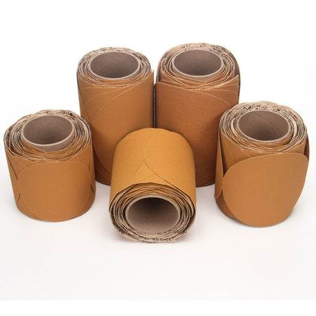 3M 363I Stikit Paper Disc Roll, 80 Grit, F Weight, 6 in x NH, Die 600Z, 100 Discs per Roll (7000118092)  - (4Pack) - 2