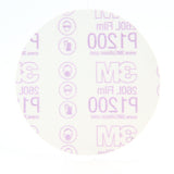 3M 260L 01321 Stikit Finishing Film Abrasive Disc, PSA, Aluminum Oxide P600, White, 6 in (7000118151) (400 Pack) - 3
