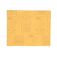 3M 216U 02538 Gold Abrasive Sheet, P500 Grade, 9 in x 11 in (7000118277) (250 Pack)