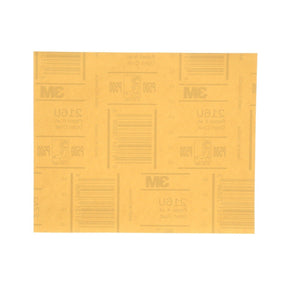 3M 216U 02538 Gold Abrasive Sheet, P500 Grade, 9 in x 11 in (7000118277) (250 Pack)