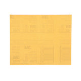 3M 216U 02545 Gold Abrasive Sheet, P180 Grade, 9 in x 11 in (7000118284) (250 Pack)