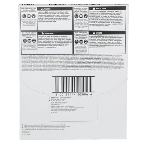 3M 413Q 02006 Wet Dry Abrasive Sheet, SiC 240 Grit, Black, 9 in x 11 in (7000118294) (250 Pack) - 4