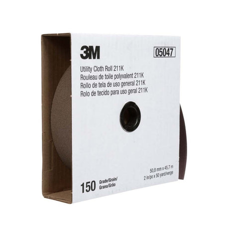 3M 211K Cubitron II Utility Cloth Roll , 150 J-weight, 2 in x 50 yd, ASO, Full-flex (7000118339)  - (5Pack)