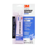 3M 5200 5203 Marine Adhesive Sealant White, 3 fl oz Tube, Permanent Waterproof Bond for Boats and RVs Above and Below Waterline (7000118401)  - (6Pack)