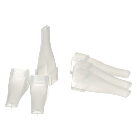 3M 08201 OEM Seam Sealer Tip, 1/4 in Rounded, Opaque Plastic (7000118467) (36 Pack) - 2