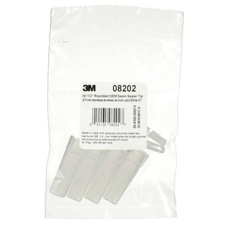 3M 08202 OEM Seam Sealer Tip, Rounded, 3/8 in (7000118468) (36 Pack) - 5
