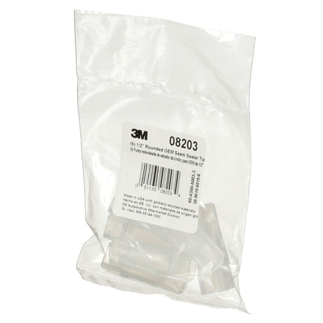 3M 08203 OEM Seam Sealer Tip, 1/2 in, Rounded (7000118469) (36 Pack) - 2