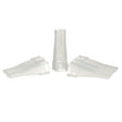 3M 08204 OEM Seam Sealer Tip, 3/8 in, Flat, Opaque Plastic (7000118470) (36 Pack)