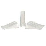3M 08204 OEM Seam Sealer Tip, 3/8 in, Flat, Opaque Plastic (7000118470) (36 Pack)